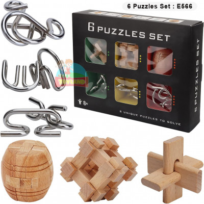 6 Puzzles Set : E566